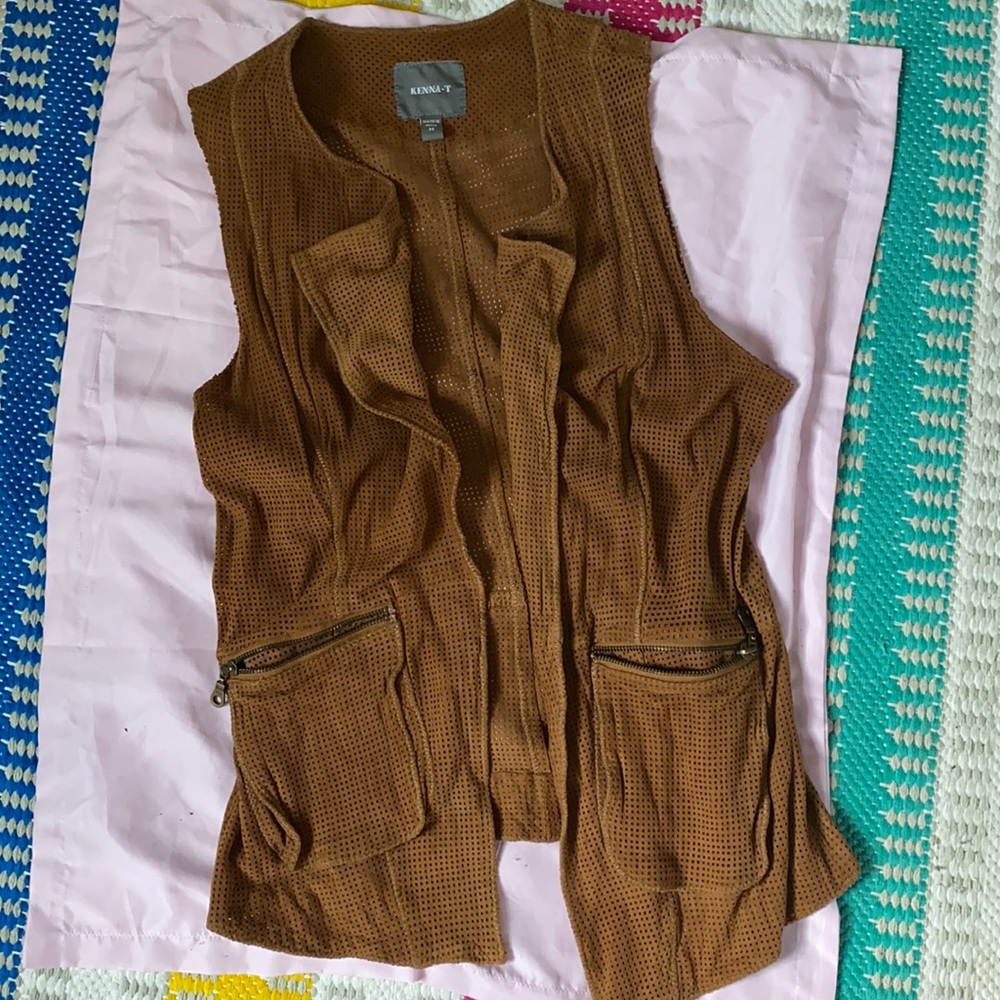Kenna-t by Nordstrom leather vest